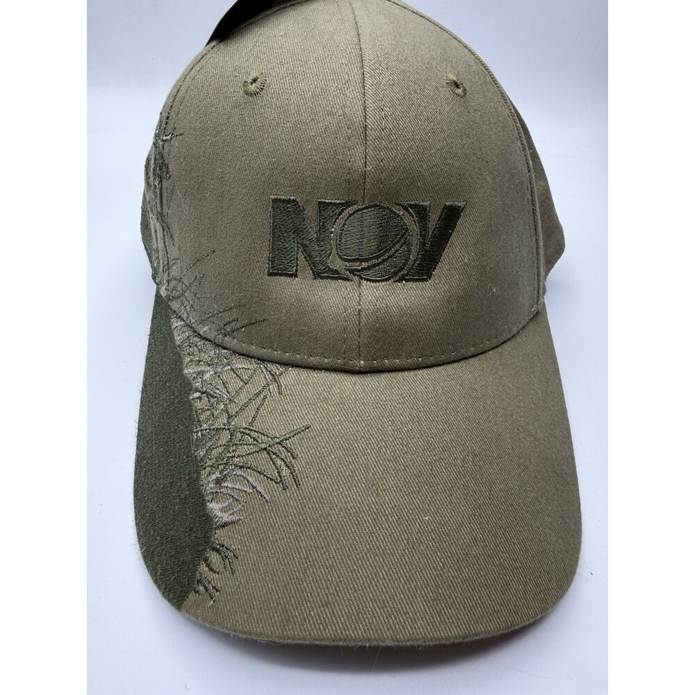 NOV DRI-DUCK Wildlife Series Olive Hunting Hat Strapback Cap Camo Embroidered